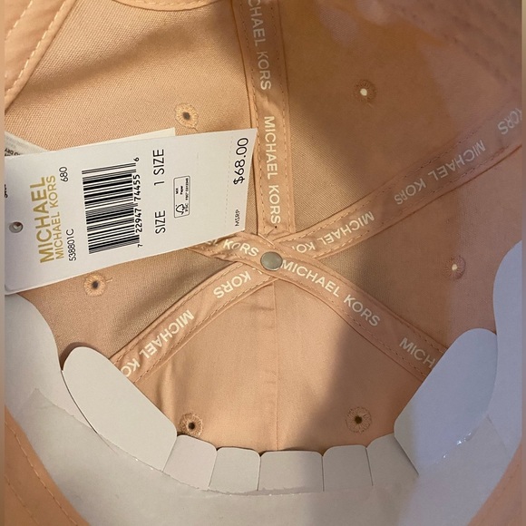 Michael Kors Light Pink Monogram Cap - Picture 4 of 5